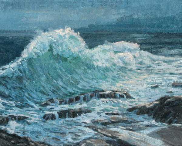 Ocean Light - Framed Canvas Print