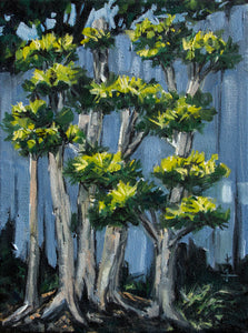 bonsai tree oil painting Bonsai Family