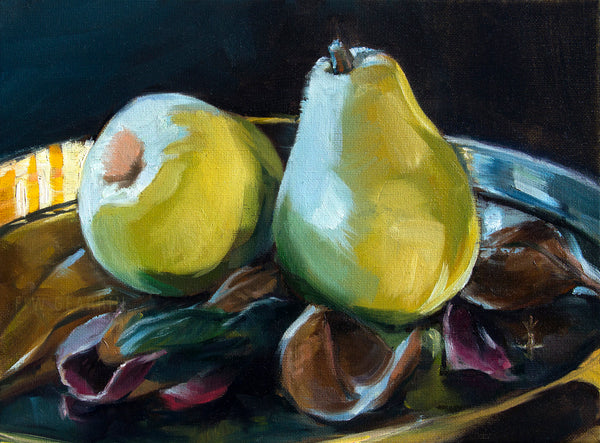 Morning Pears - Folded Card